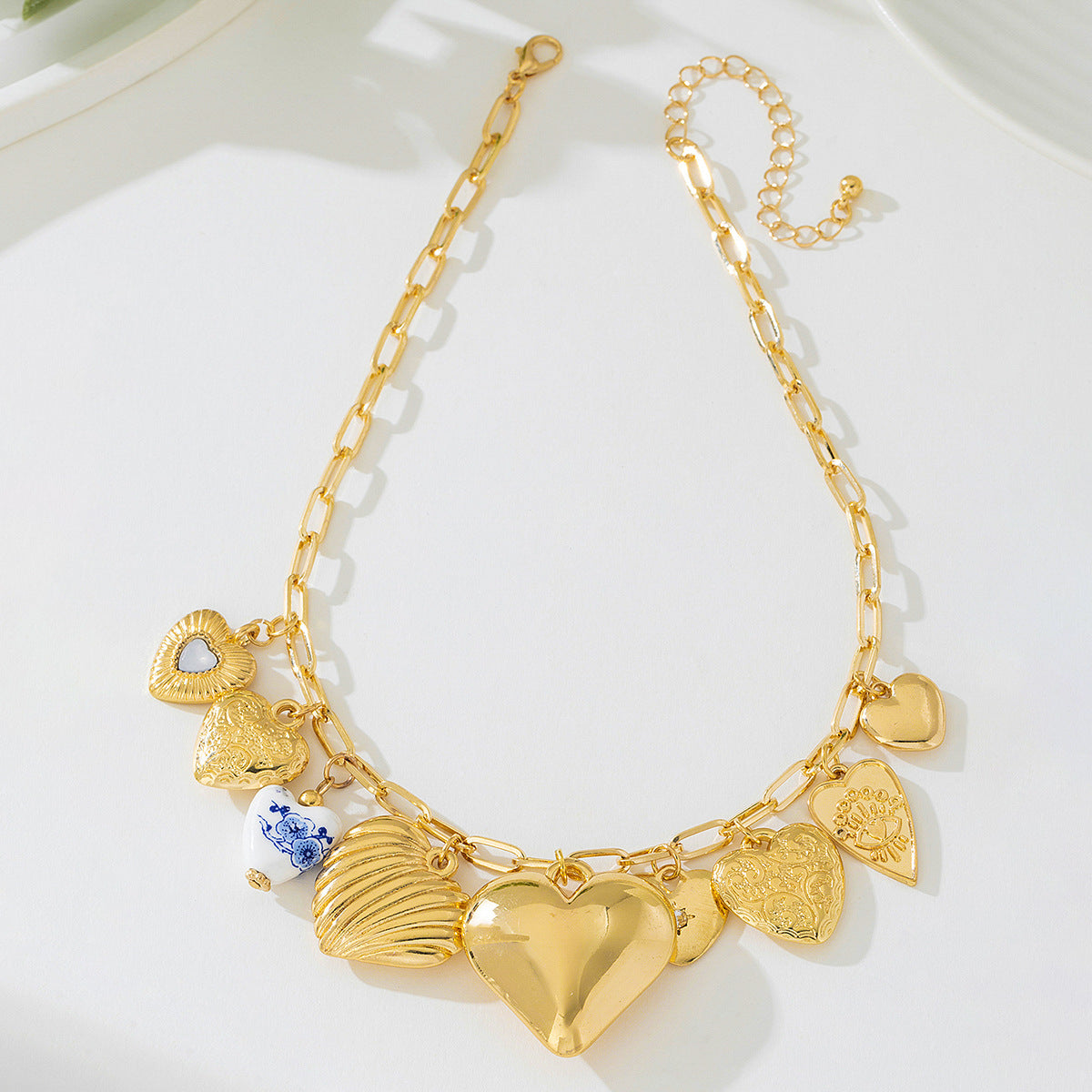 Planderful Vienna Verve Necklace – Exaggerated Multi-Element Metal Tassel Design