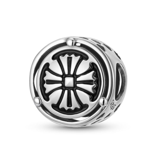 Planderful Jewelry Canterbury Cross Beaded Pendant