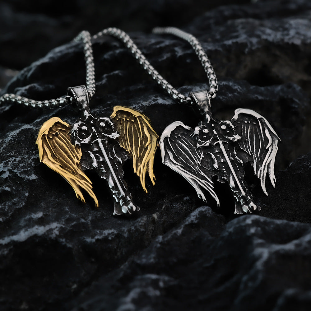 European and American Jewelry Wholesale Viking Odin Pendant Necklace