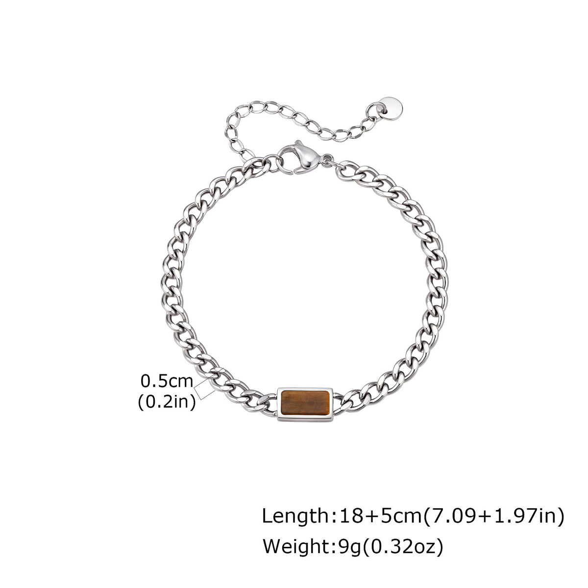 Turquoise Stainless Steel Bracelet