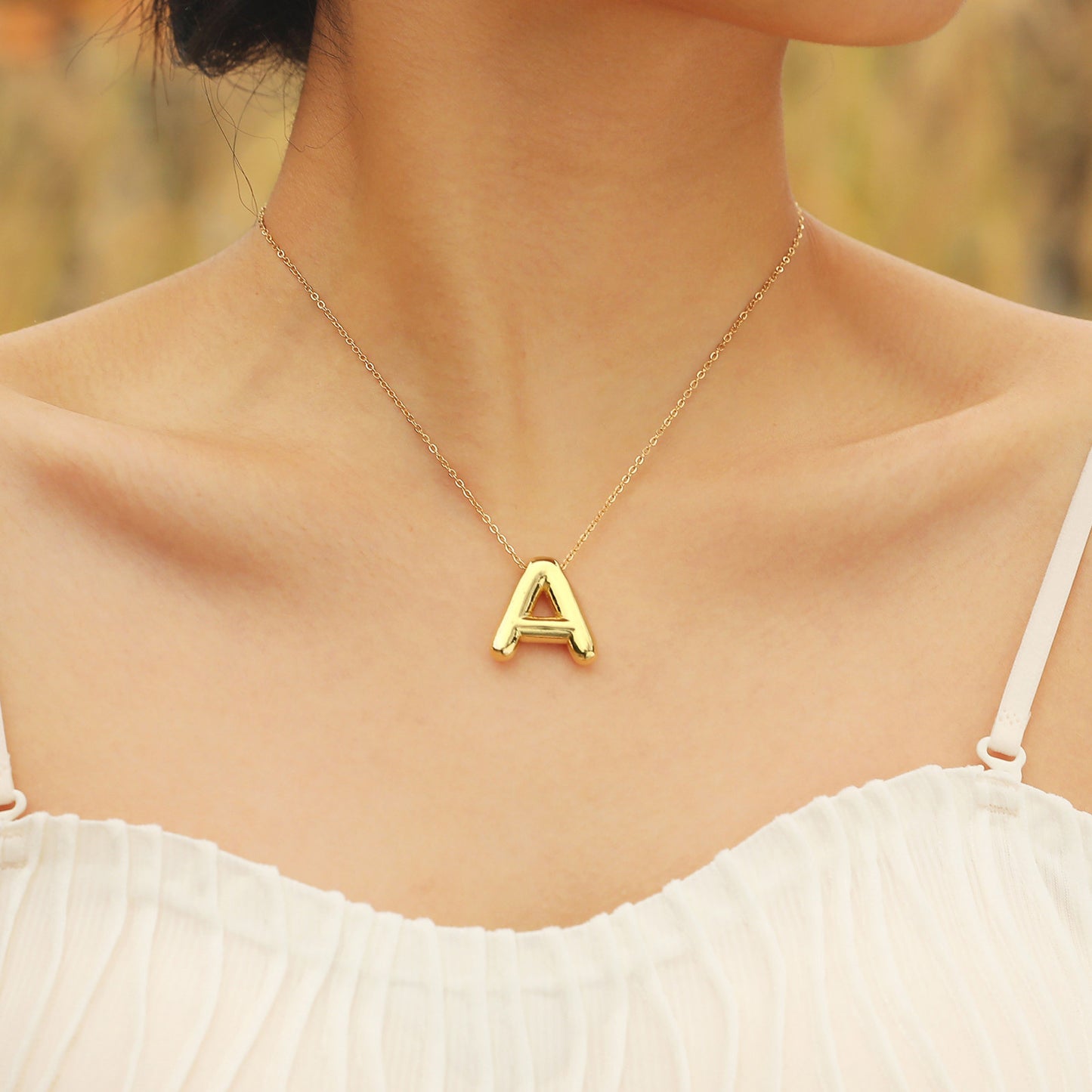 Fashion Personality English 26 Letter Necklace Jewelry for Women