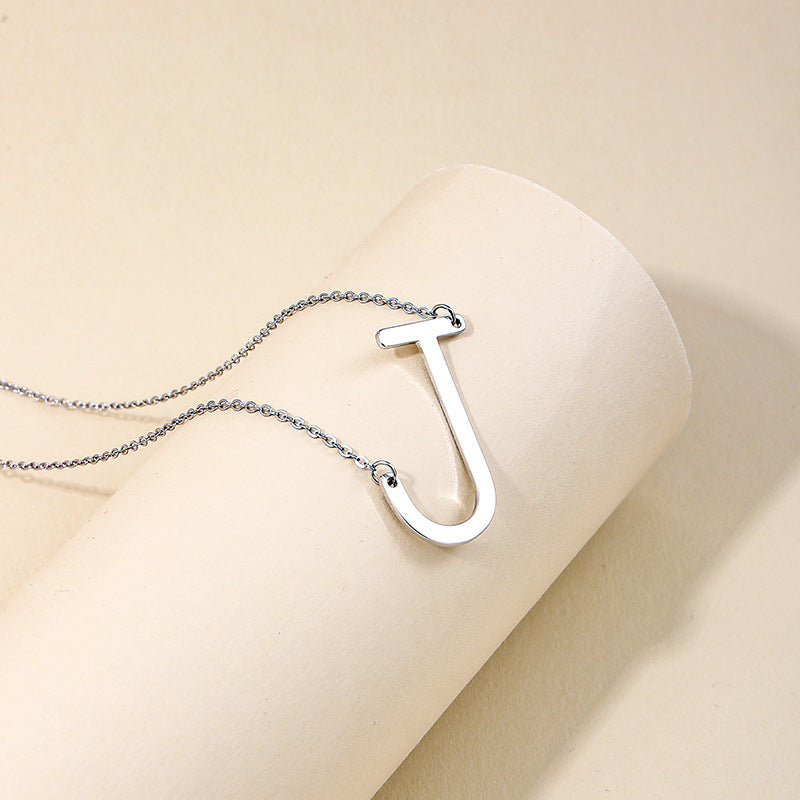 Metal Letter Pendant Necklace - Vienna Verve Collection