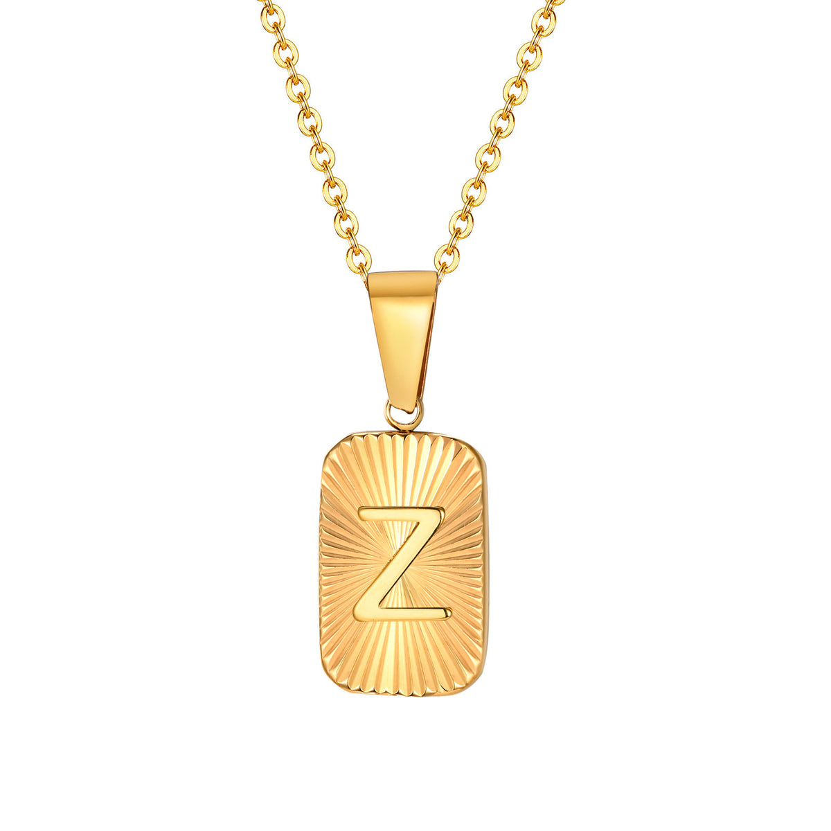 Flower Geometric Stainless Steel Necklace