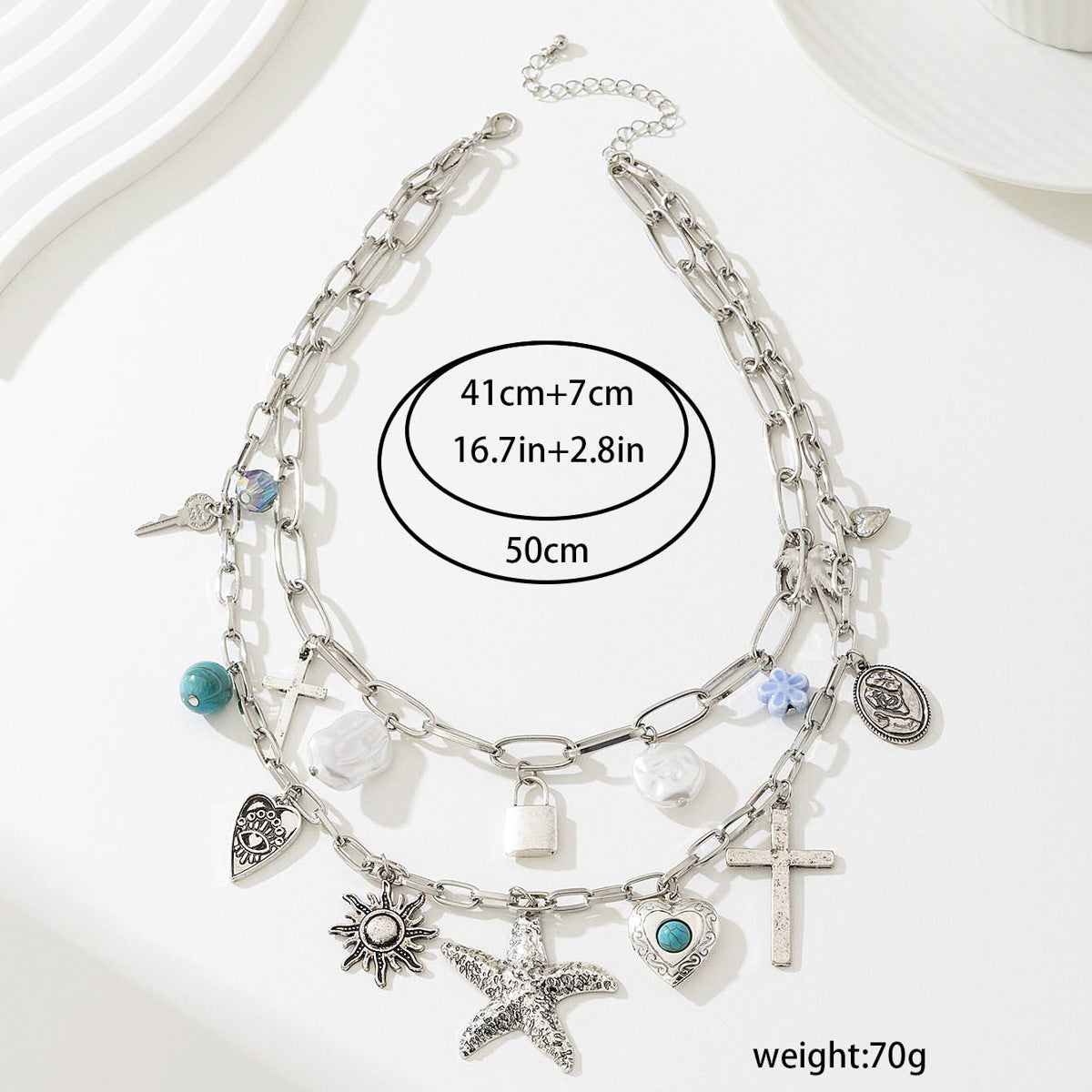 Planderful Vienna Verve Necklace – Personalized Ocean-Inspired Design