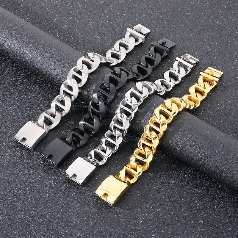 Planderful Stainless Steel Mens Bracelet Everyday Genie