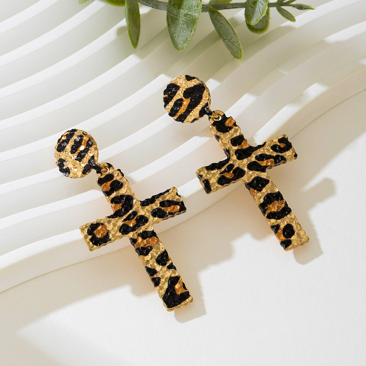 Planderful Vienna Verve Earrings – Trendy Metal Geometric Design