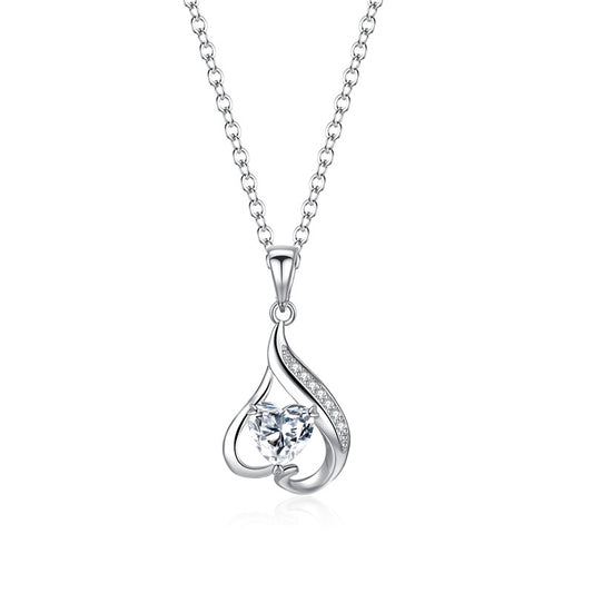 Stylish Elegant 925 Sterling Silver Women's Pendant Necklace