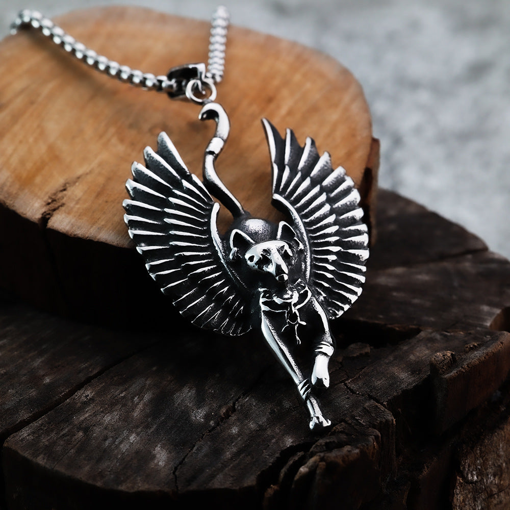 European And American Style Halloween Cat Pendant Jewelry