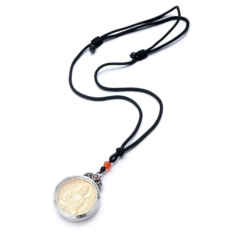 Steel Necklace – Statement Chinese Zodiac Buddha Saints