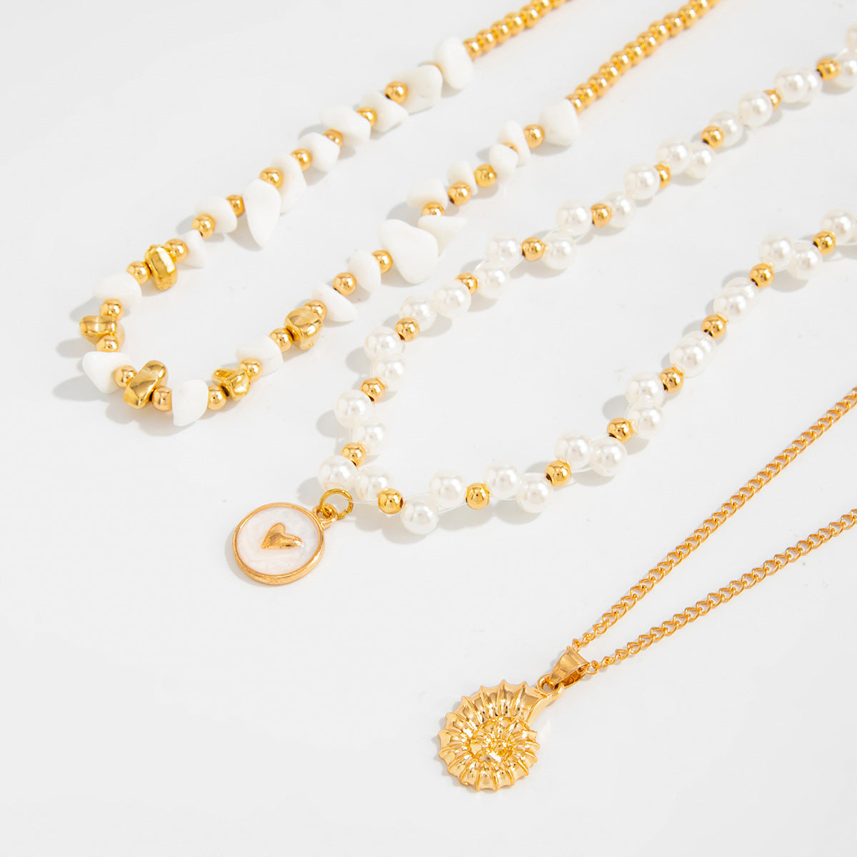 Fishtail Pearl-Style Coastal Necklace Collection