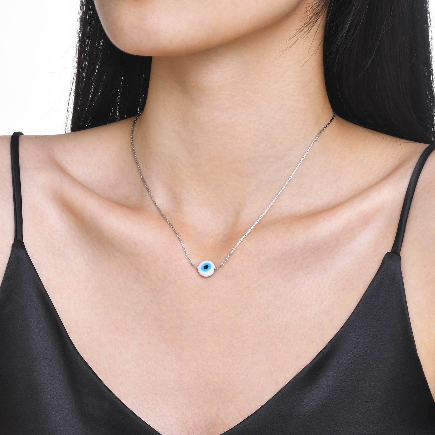 European And American Accessories Stainless Steel Devil's Eye Necklace