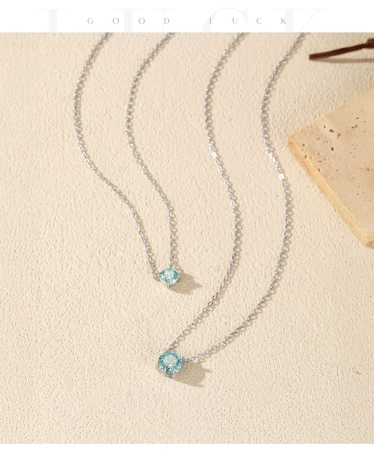 925 Sterling Silver Sparkling Rose-Cut Zircon Necklace