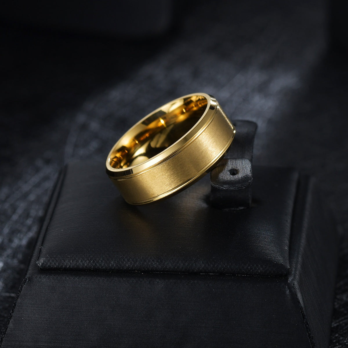 Planderful Everyday Genie Stainless Steel Ring 8 6mm Wide Minimalist Double Bevel For Men With Unisex Protection
