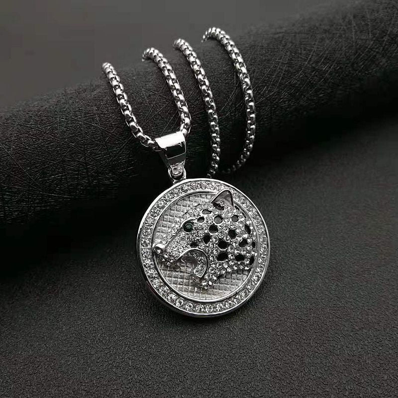 Zircon Necklace – Luxury Leopard Head Pendant