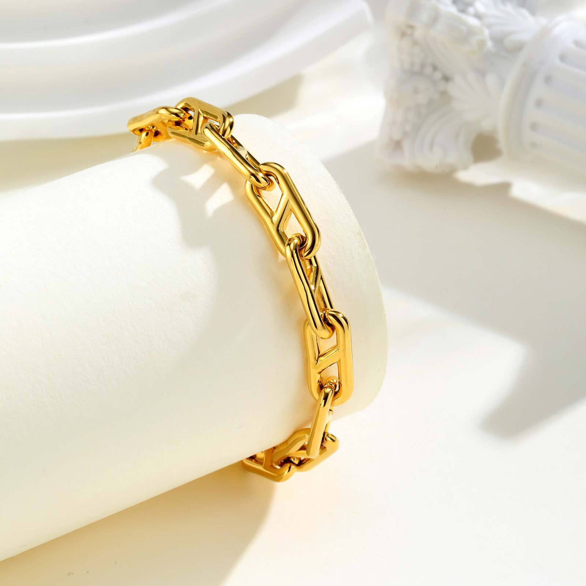Japanese Word Stitching 8 Stainless Steel Bracelet