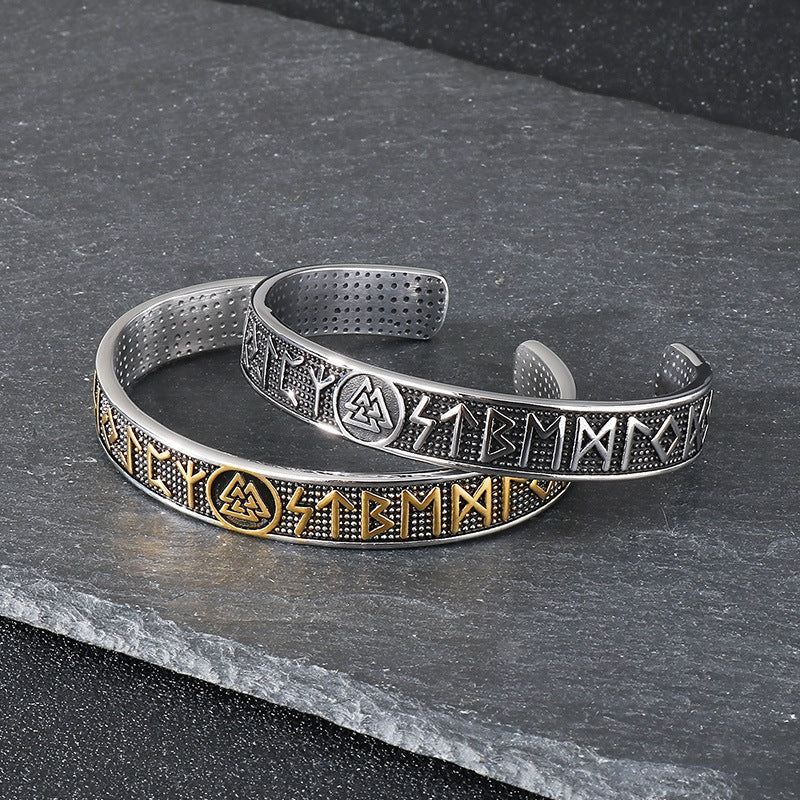 Planderful Viking Rune Bracelet For Men Personalized