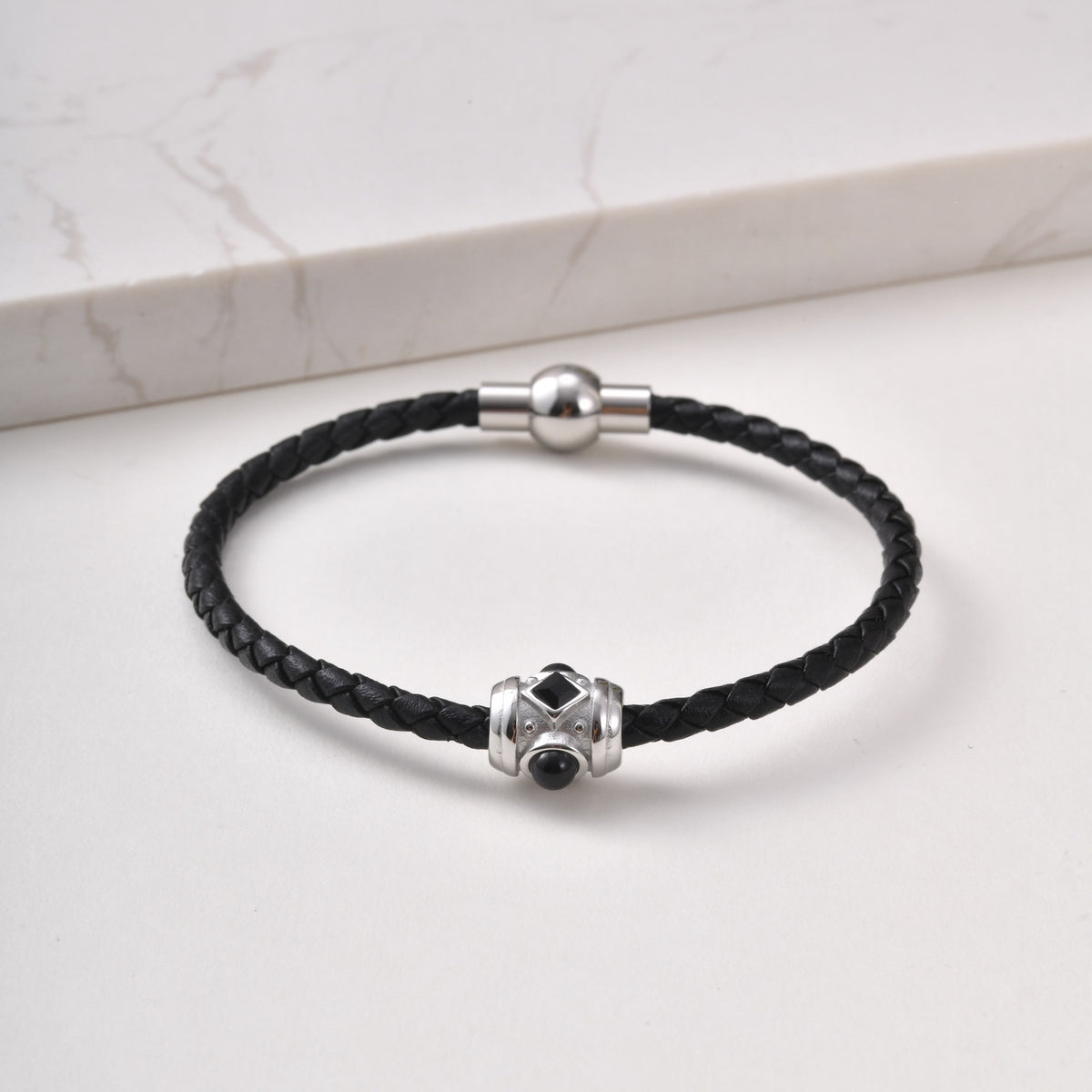 Zircon Stainless Steel Bracelet for Men