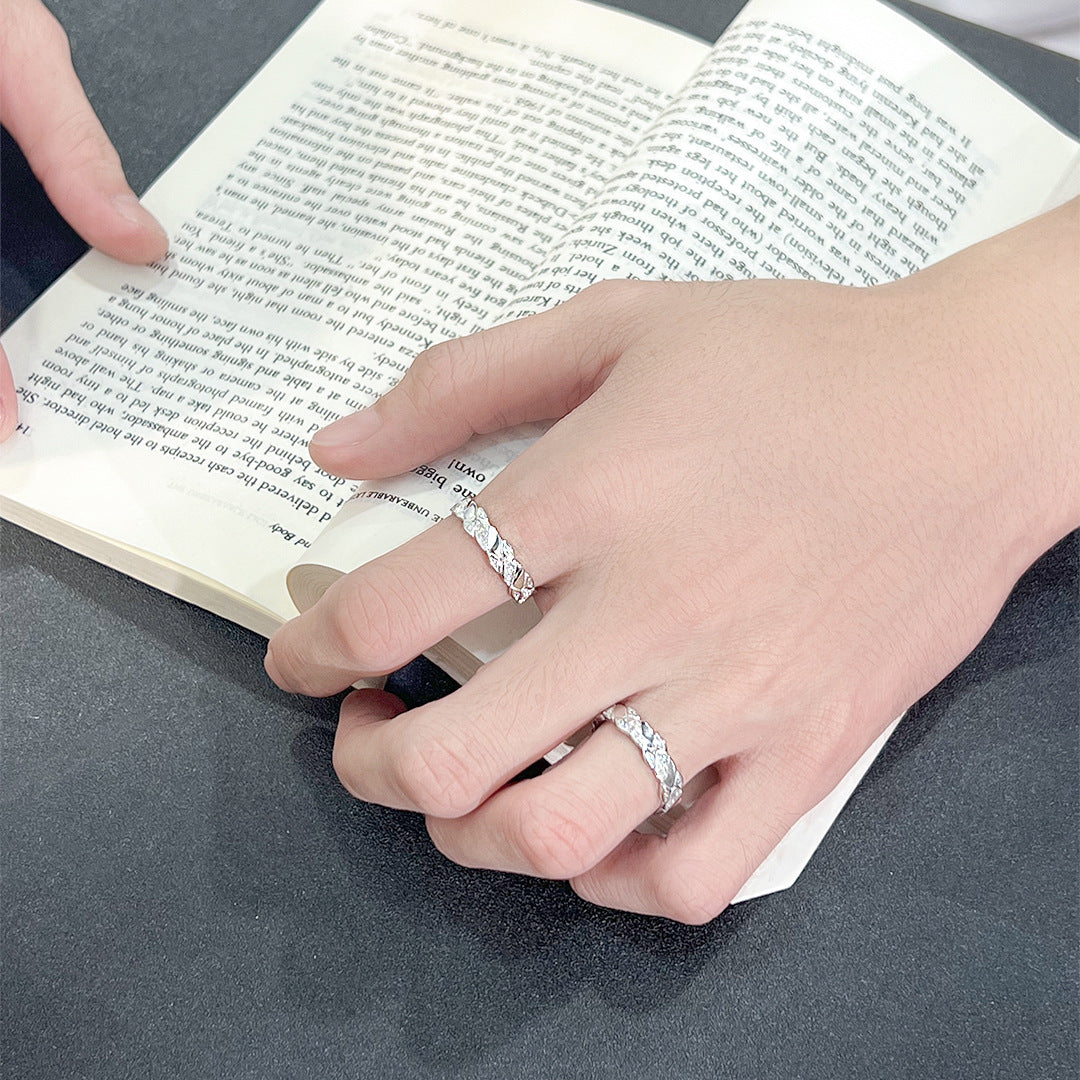 Closed Mouth S925 Sterling Silver Ring