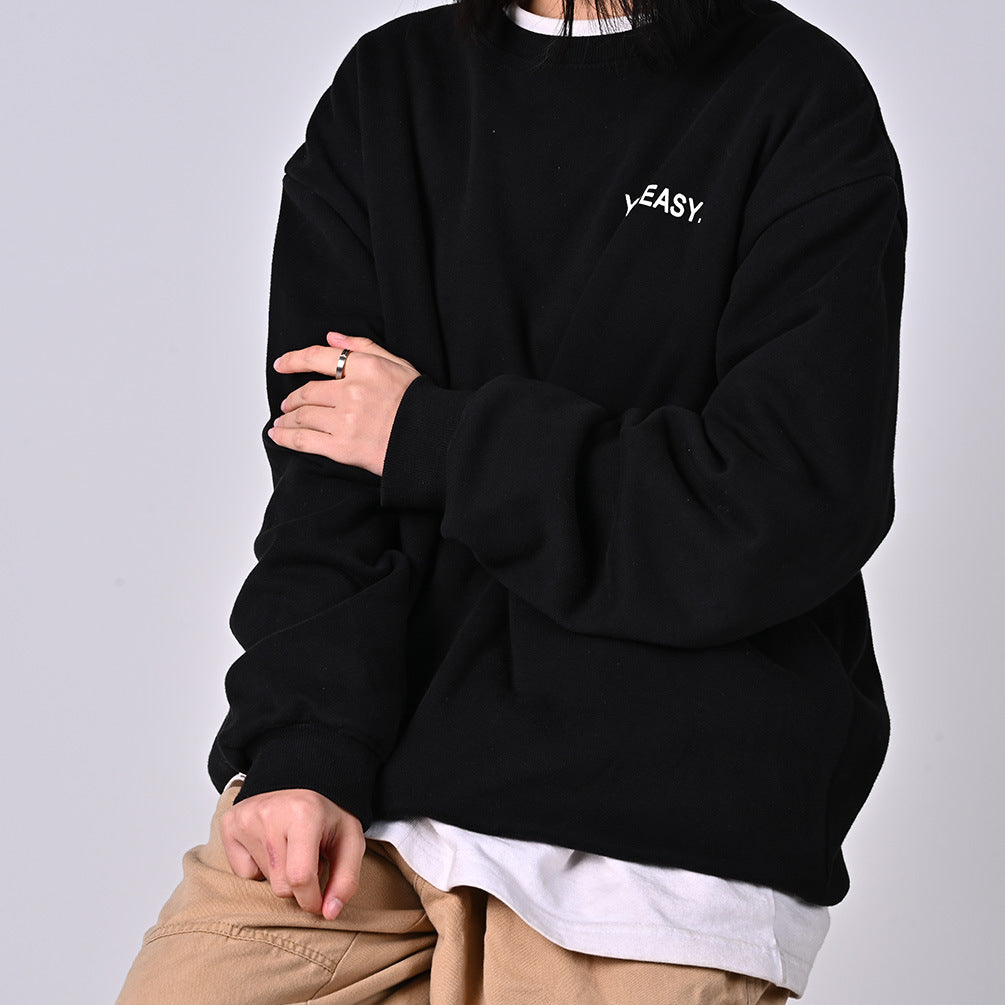 Simple T-Shaped Matte Zircon Titanium Steel Couple Ring