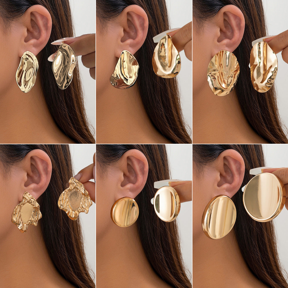 Planderful Vienna Verve Earrings – Elegant Geometric Design