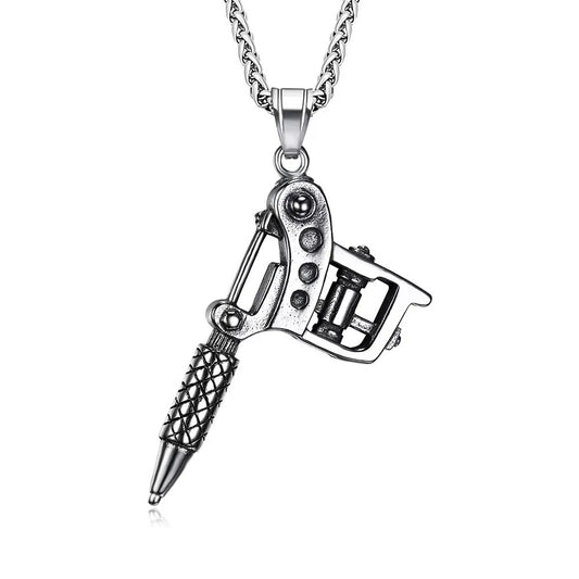 Punk Vintage Stainless Steel Men's Pendant Necklace