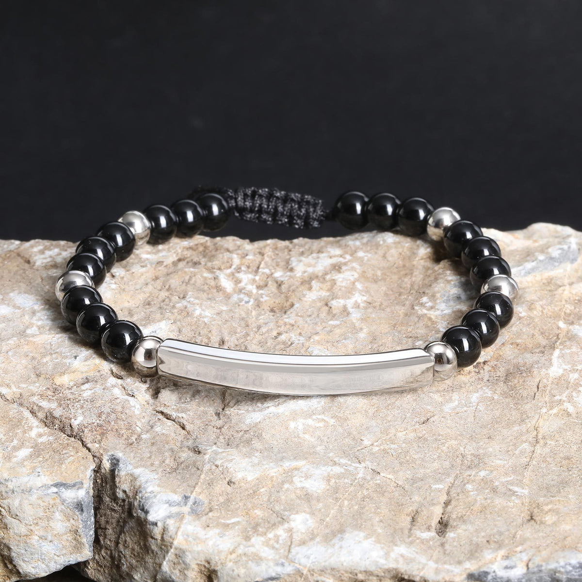 Tiger's Eye Adjustable Stainless Steel Bracelet