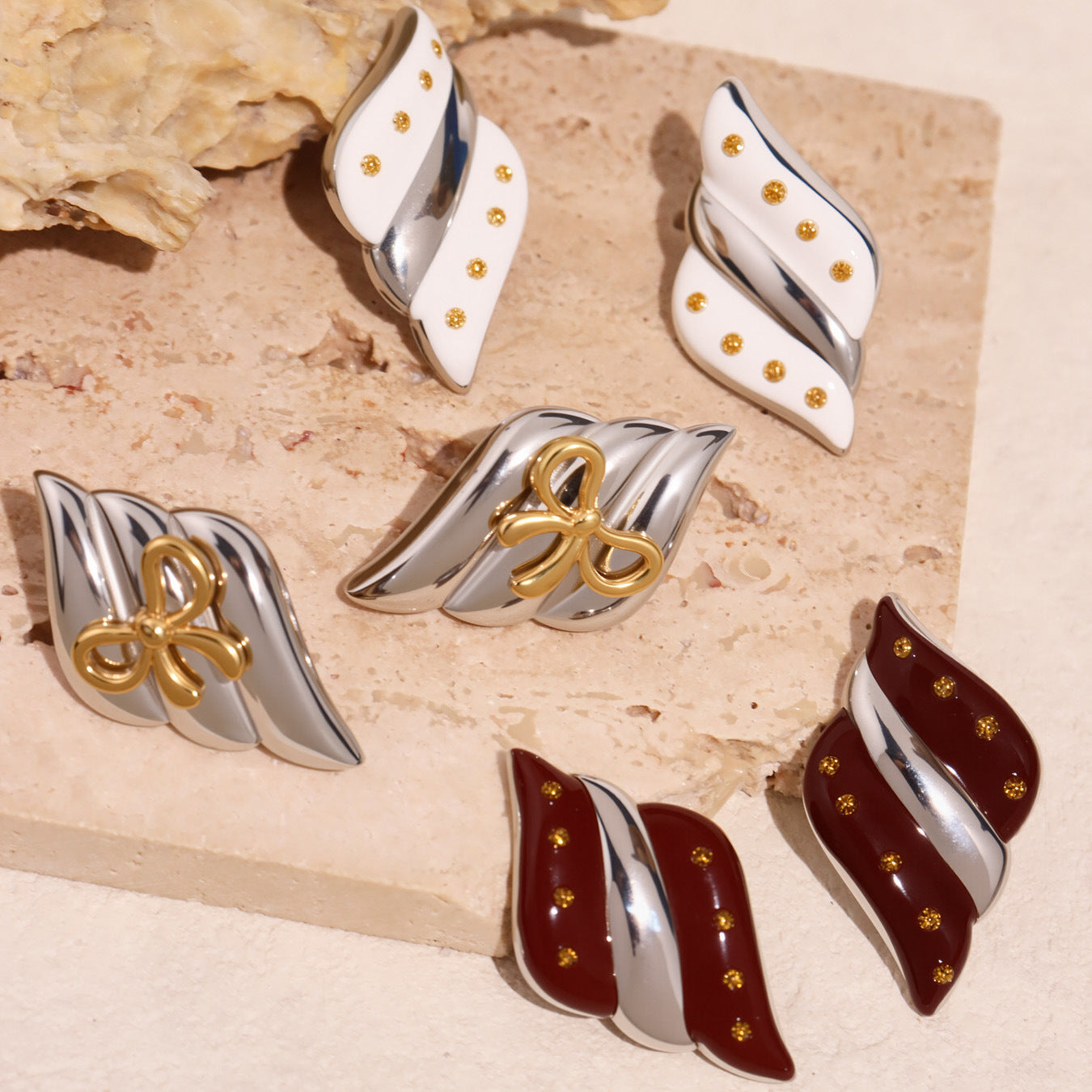 Planderful Geometric Color Matching Drip Earrings For Women