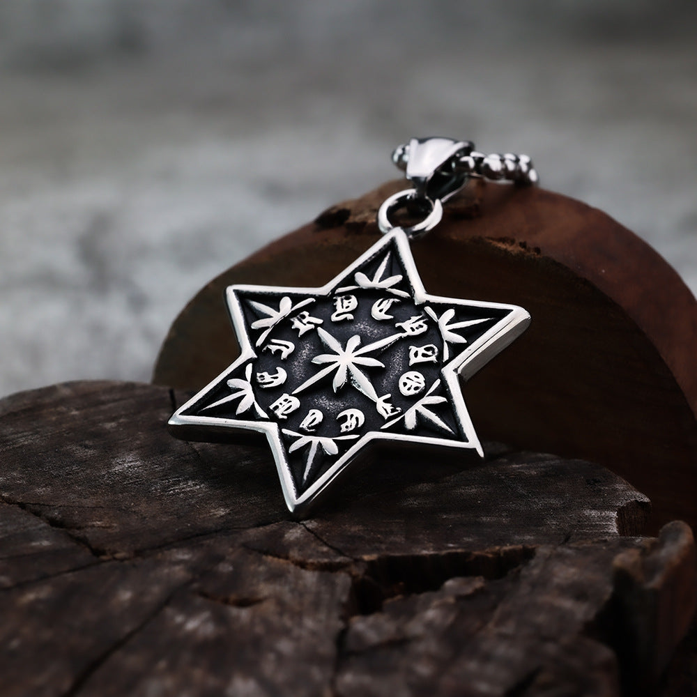 European And American Style Fashion Hexagram Pendant Jewelry