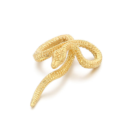 Planderful Snake Pendant for Men Titanium Steel Punk Style