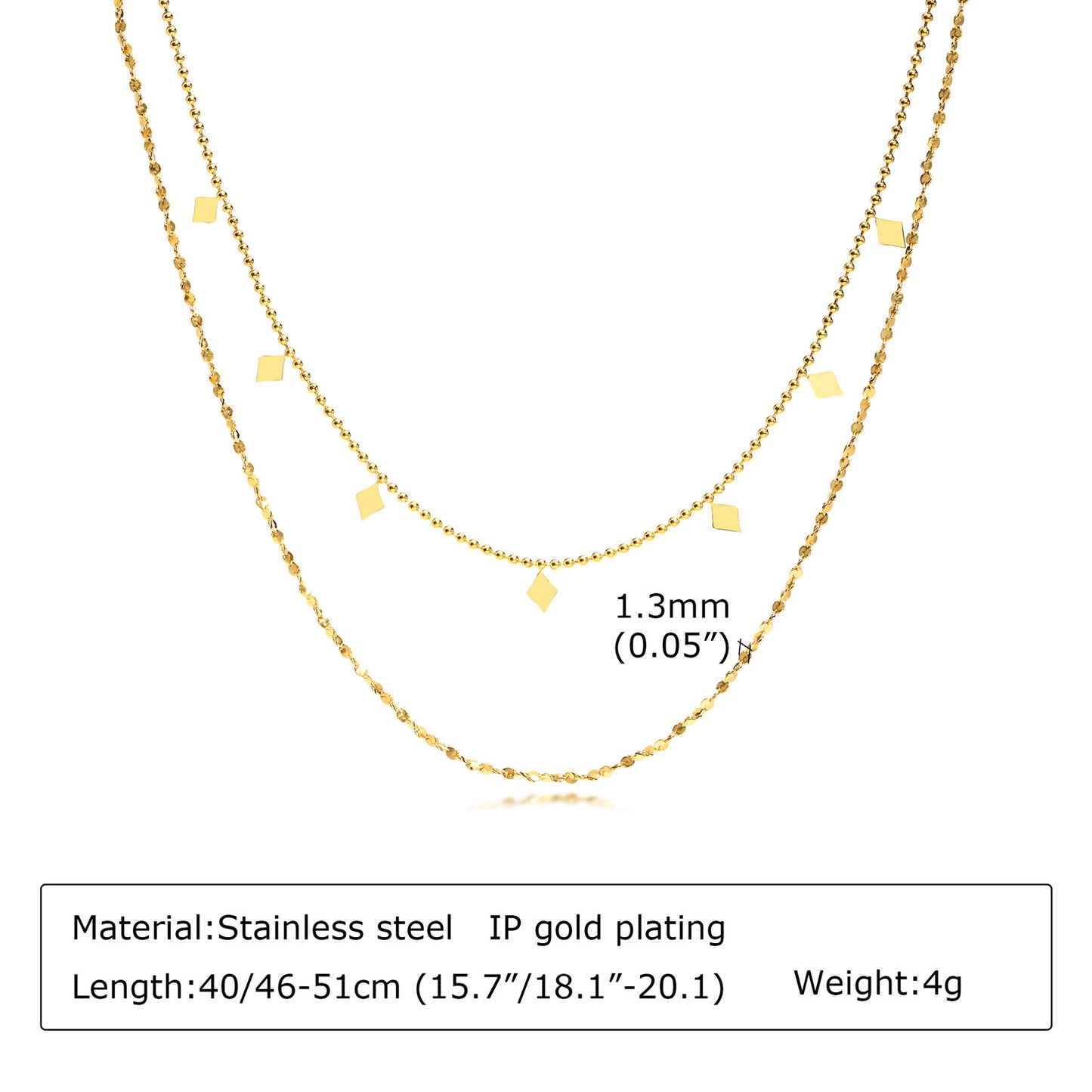 Jewelry Accessories Wholesale Women's Stainless Steel Necklace
