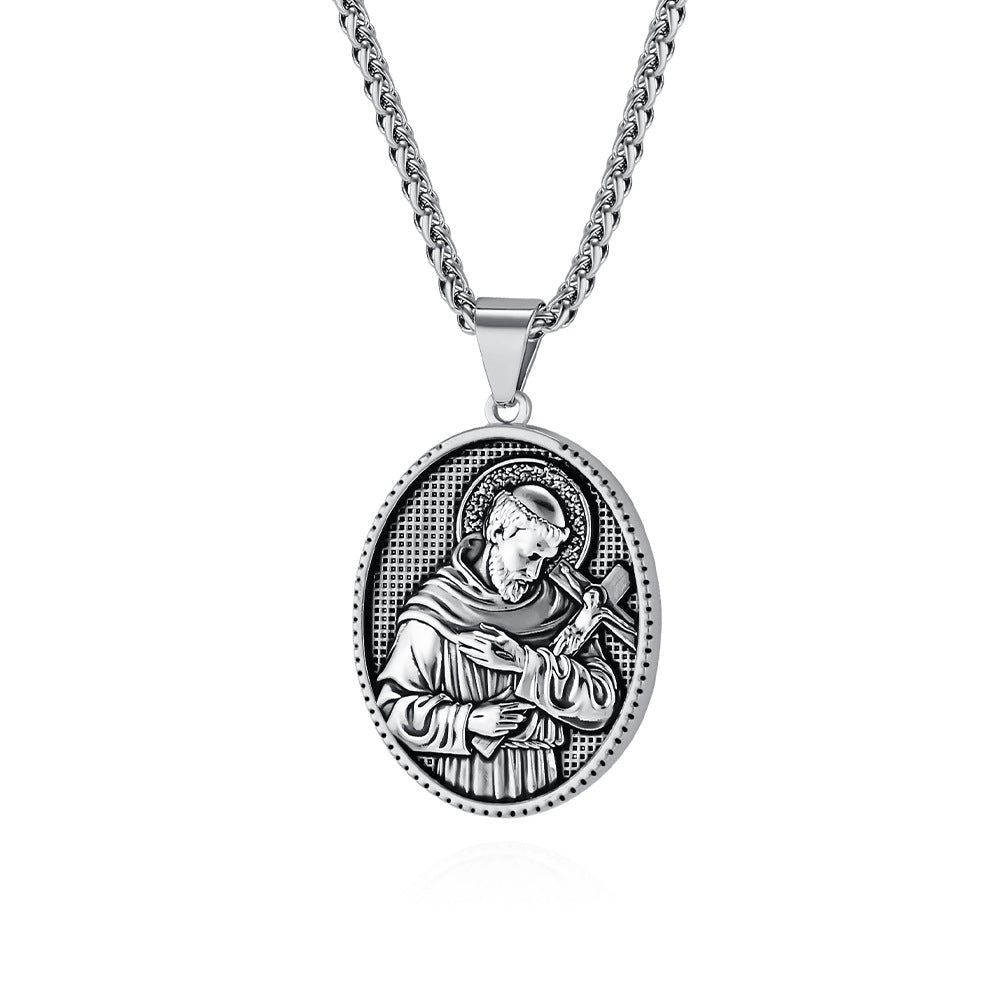 Stainless Steel Vintage Pendants or Chain — Choose Your Style