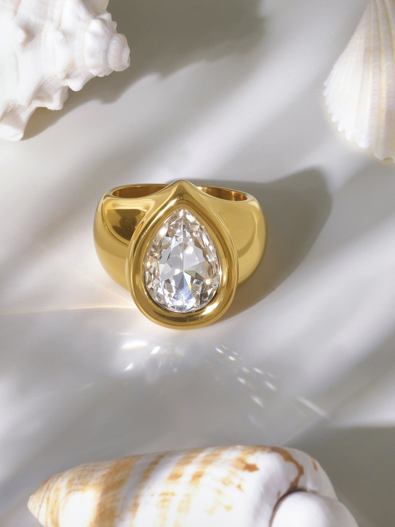 Planderful Heavy Industry Zircon Ring For Men Jewelry