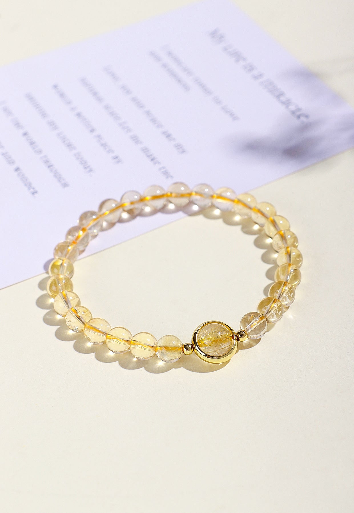 Planderful Fortune's Favor Citrine Bracelet – High-End Fashion Statement