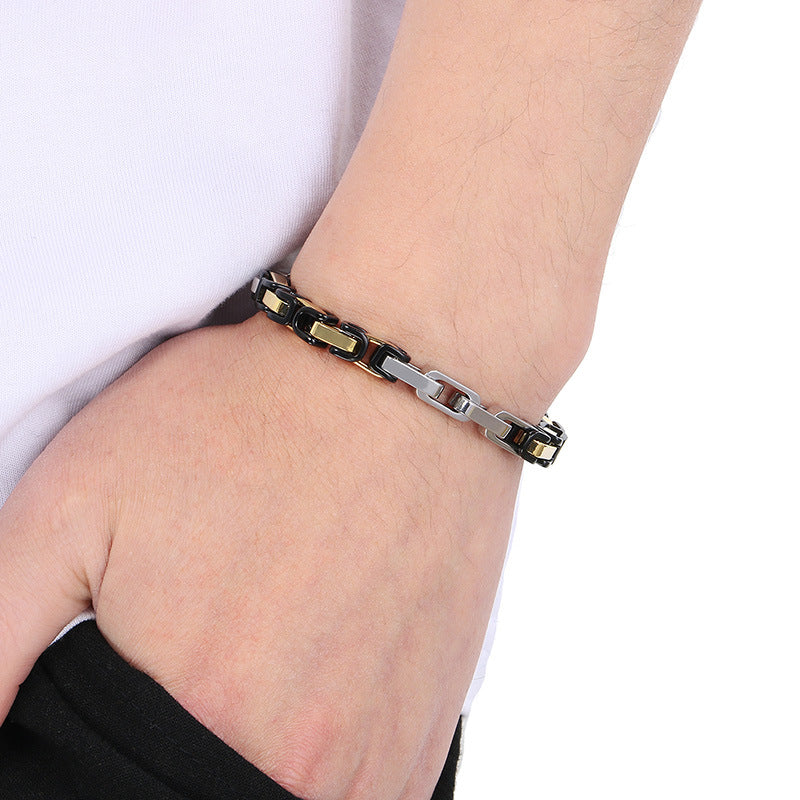 Planderful Everyday Genie Stainless Steel Men Bracelet 6mm