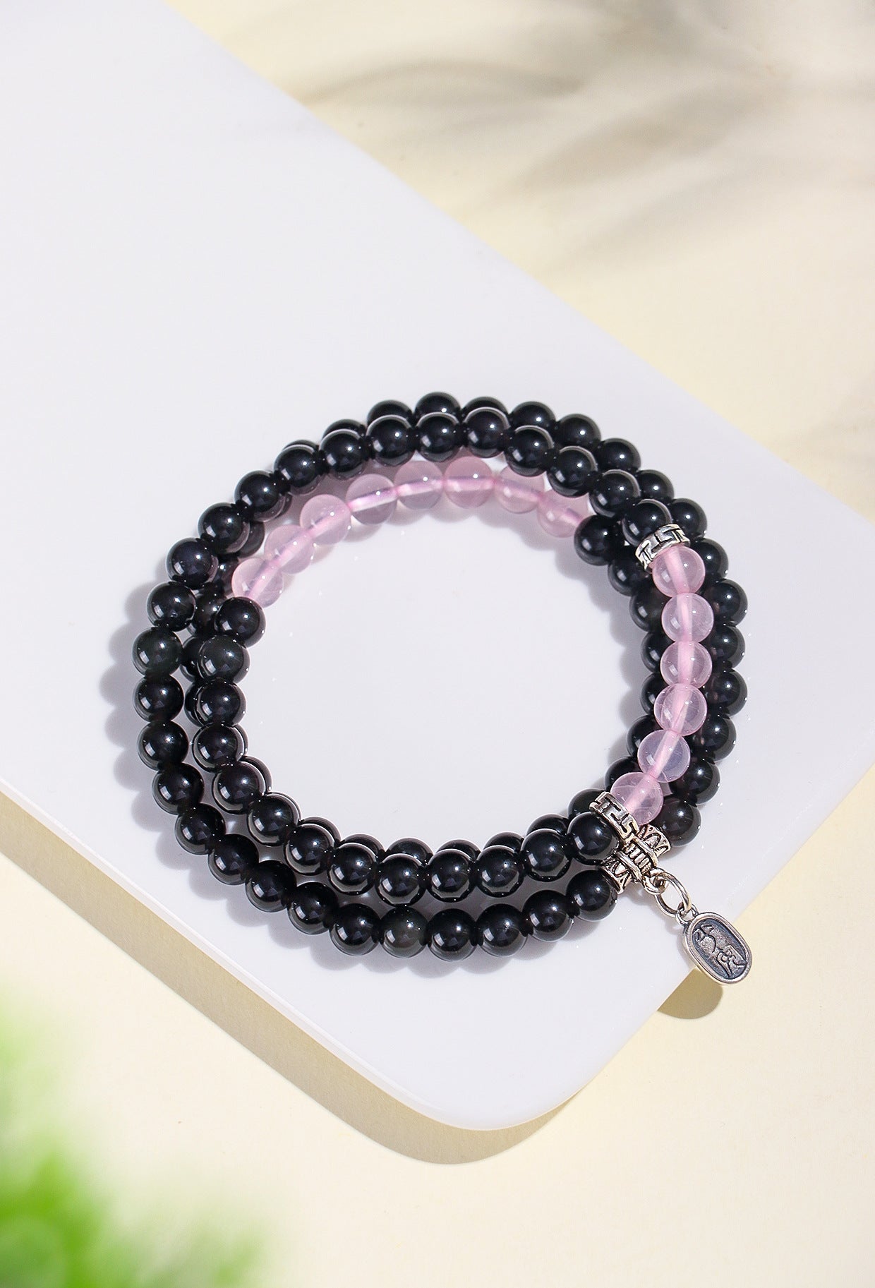 Planderful Fortune's Favor Bracelet – Premium Obsidian and Crystal Design