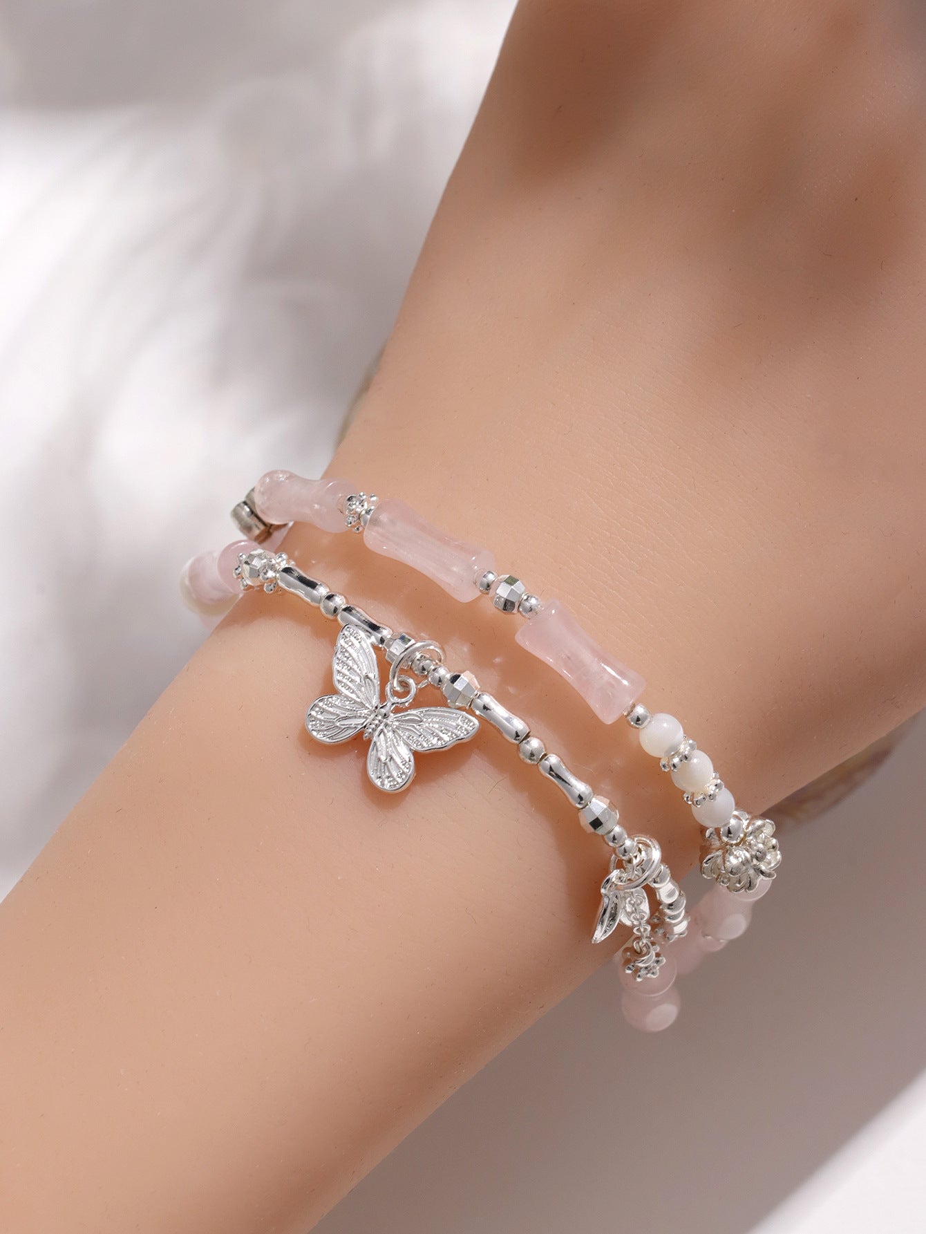 Planderful Fortune's Favor Bracelet – Elegant Agate Love Beads