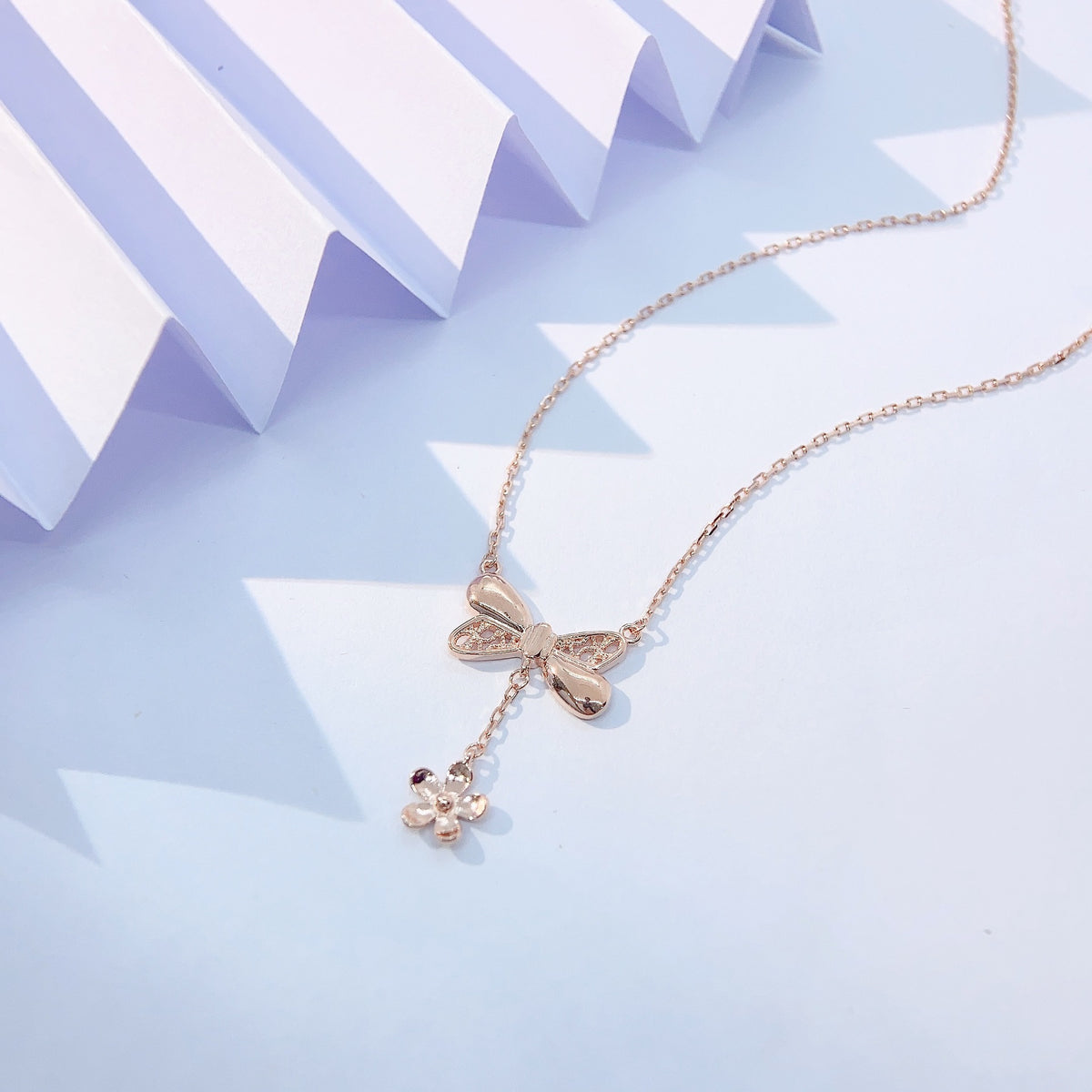 925 Bow 925 Sterling Silver Pendant Necklace