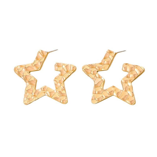 Cute Star Hollow Earrings - Vienna Verve Collection