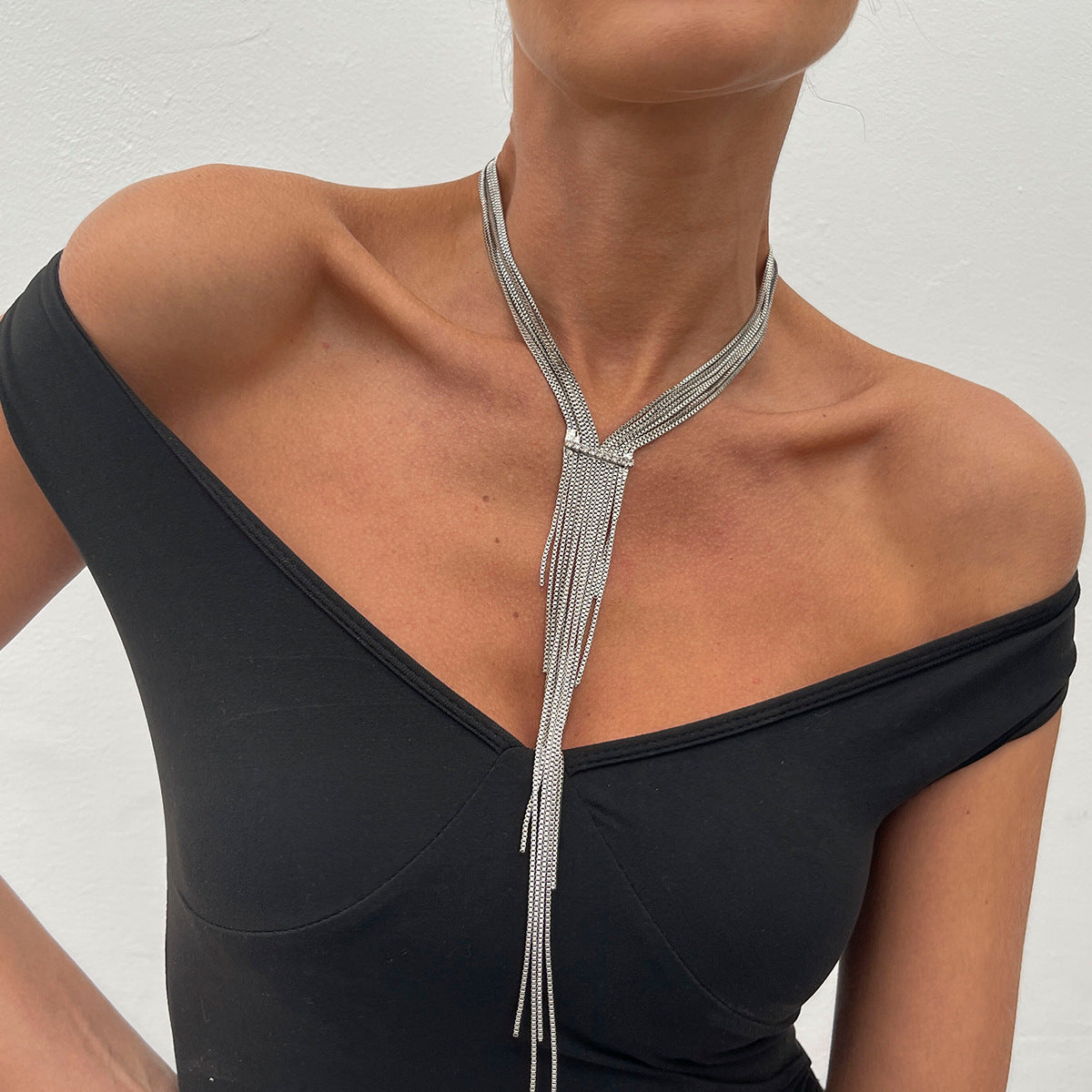 Planderful Vienna Verve Necklace – Unique Irregular Fringed Design
