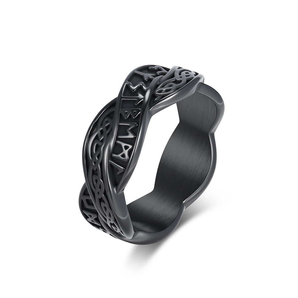 Viking-Inspired Ring — Three Finishes