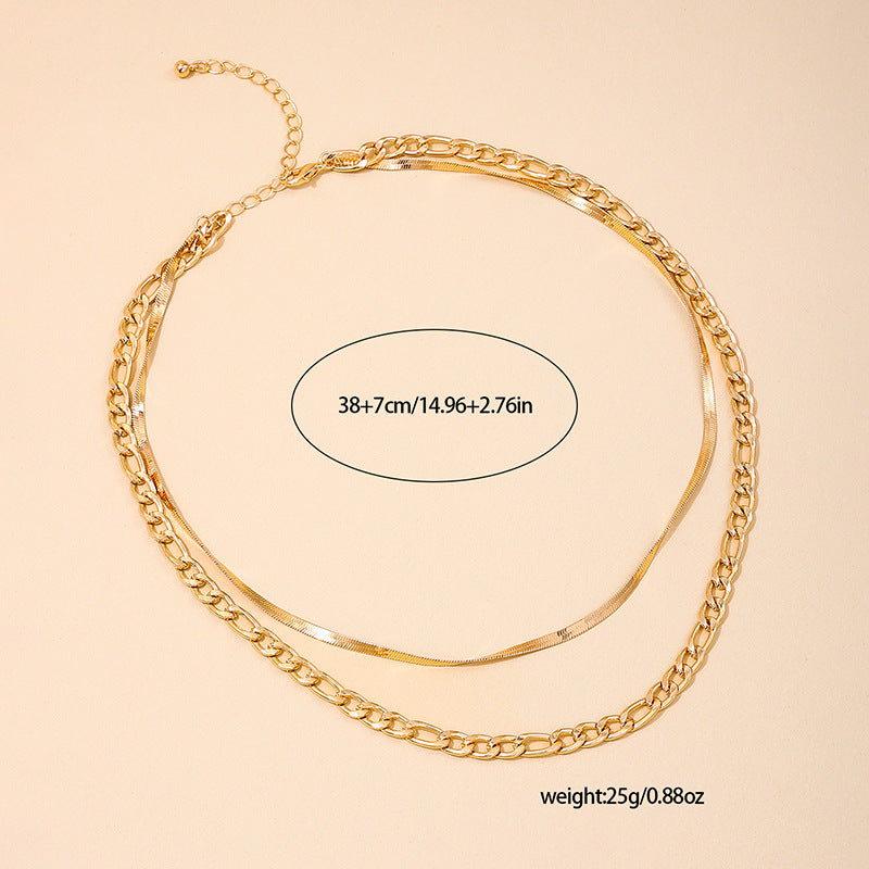 French-inspired Minimalist Neck Chain by Planderful: Vienna Verve Collection