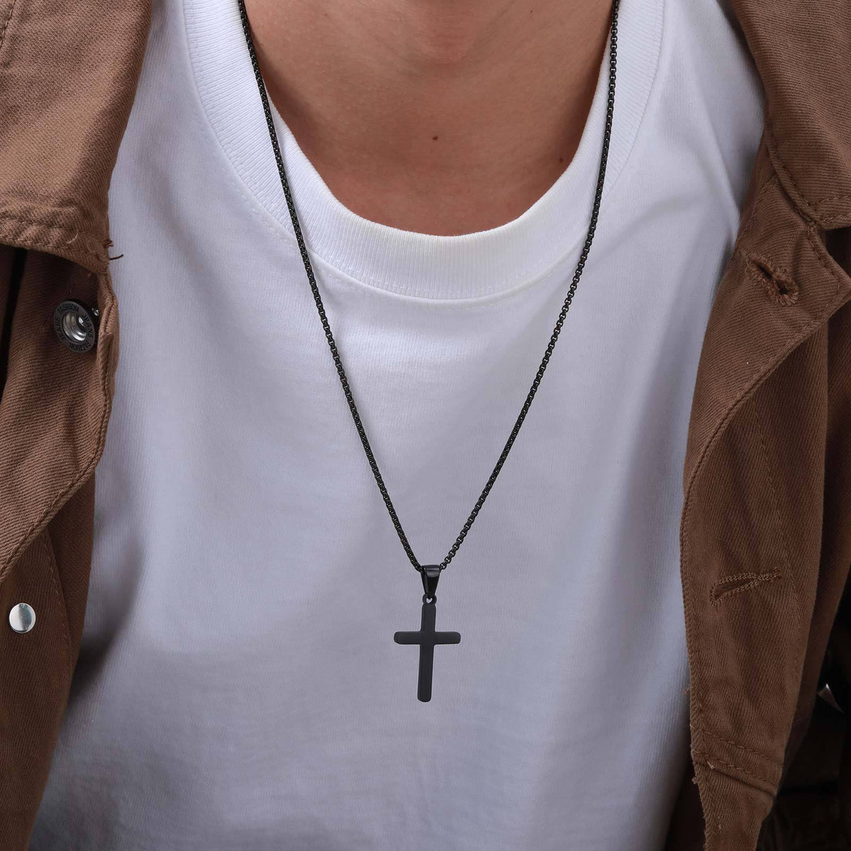 Cross Stainless Steel Necklace for Men