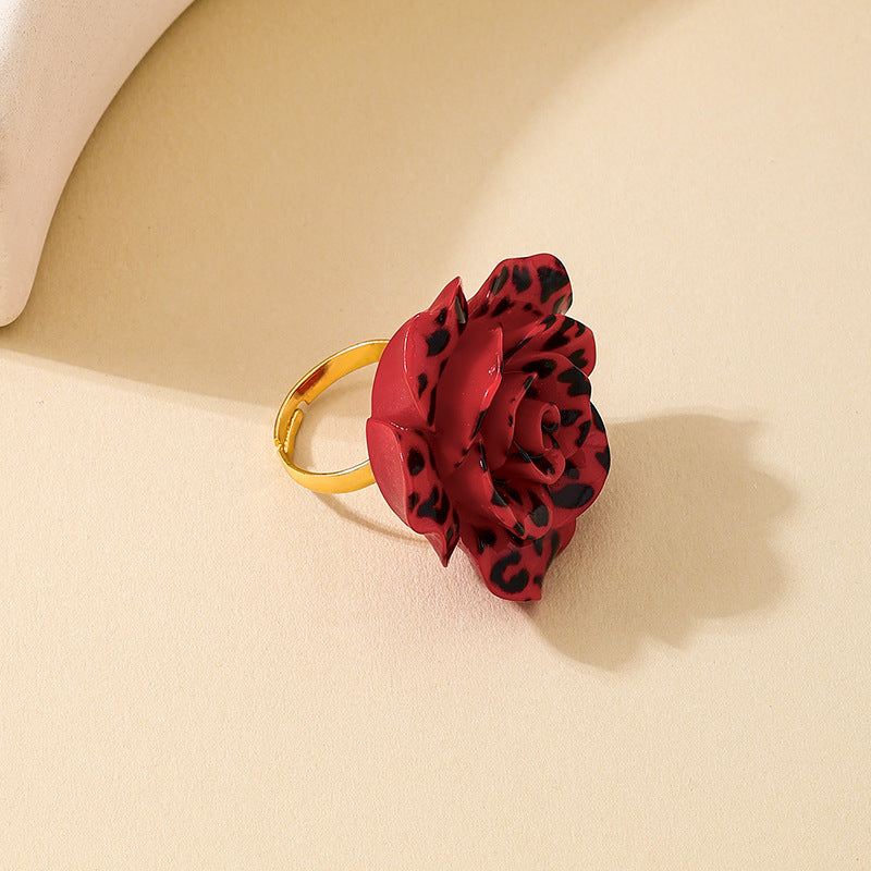 Charming Flower Gauze Lady Ring for Fashionable Women