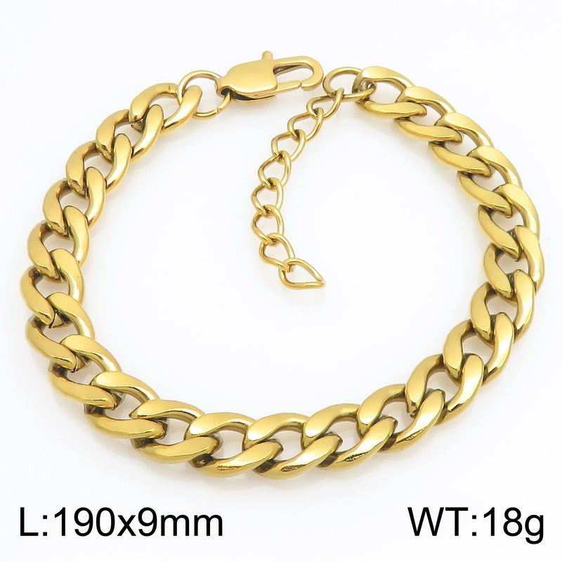 Minimalist Figaro Chain Stainless Steel Bracelet – Unisex Nk Chain Adjustable Handmade