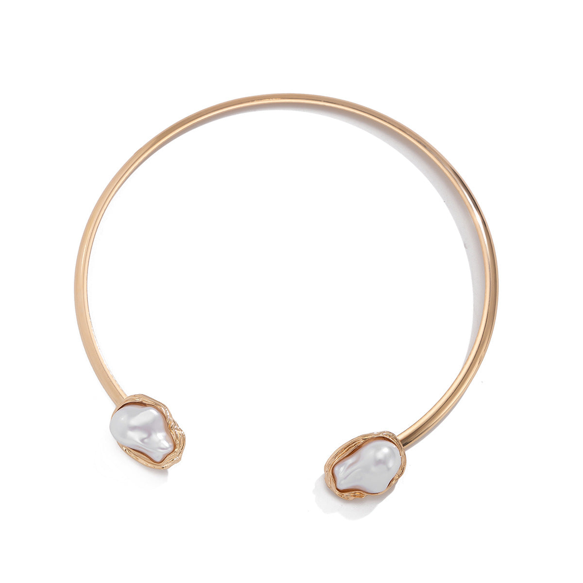 Baroque Pearl Choker Collar Style Collar Set