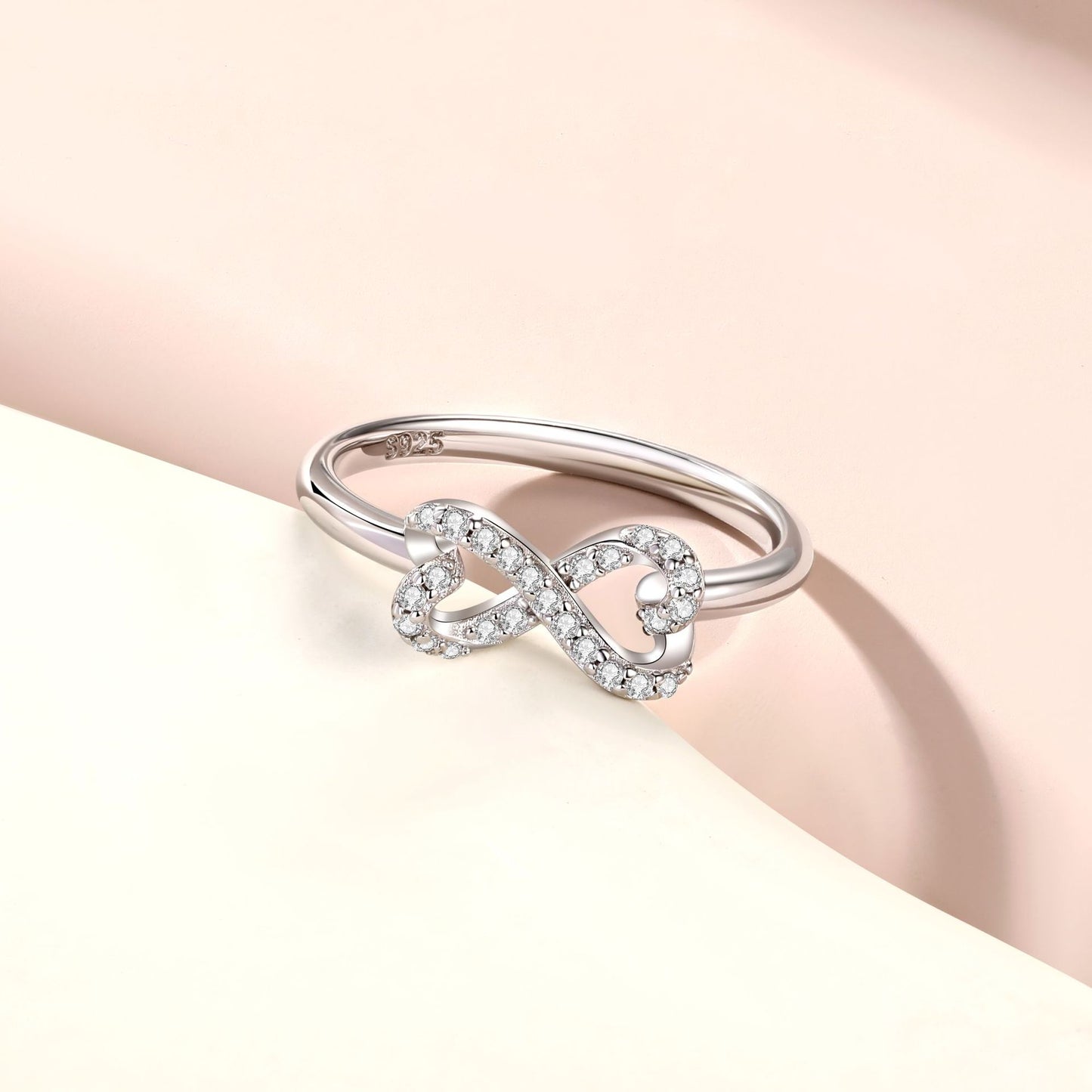 Cross-Border 925 Sterling Silver Bow Ring for Women