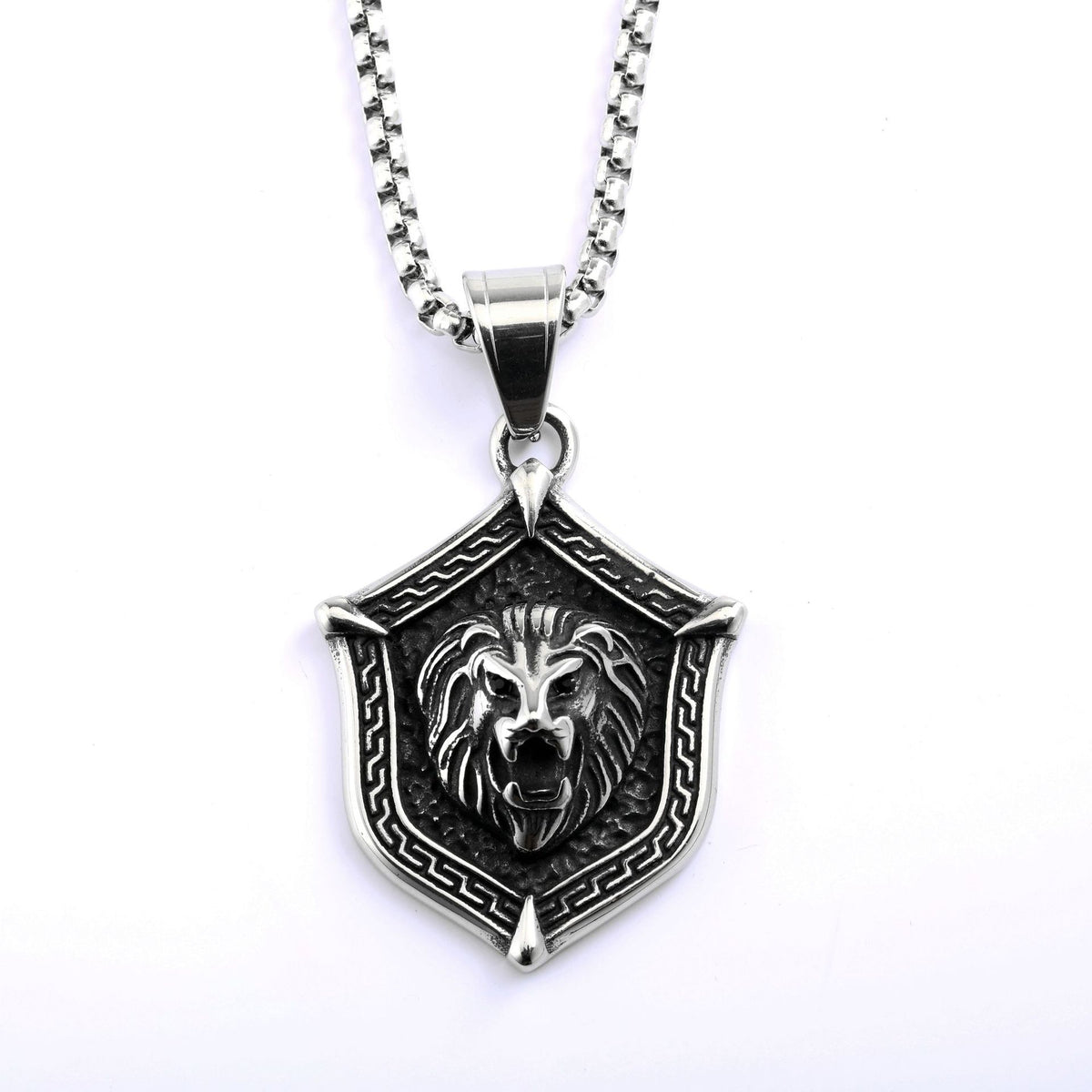 Punk Retro Stainless Steel Pendant Necklace