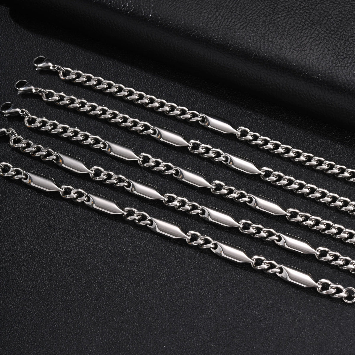 Cuban Chain Stainless Steel Bracelet for Men