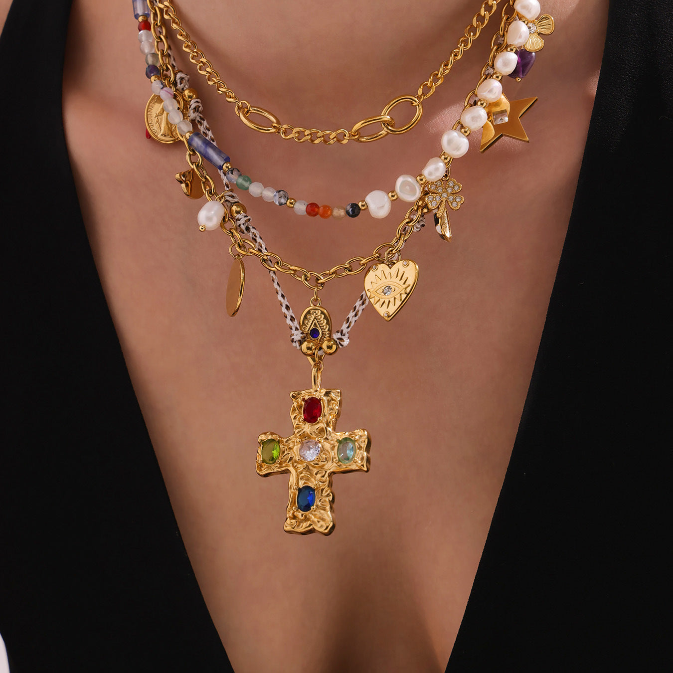 Planderful Natural Freshwater Pearl Necklace For Women