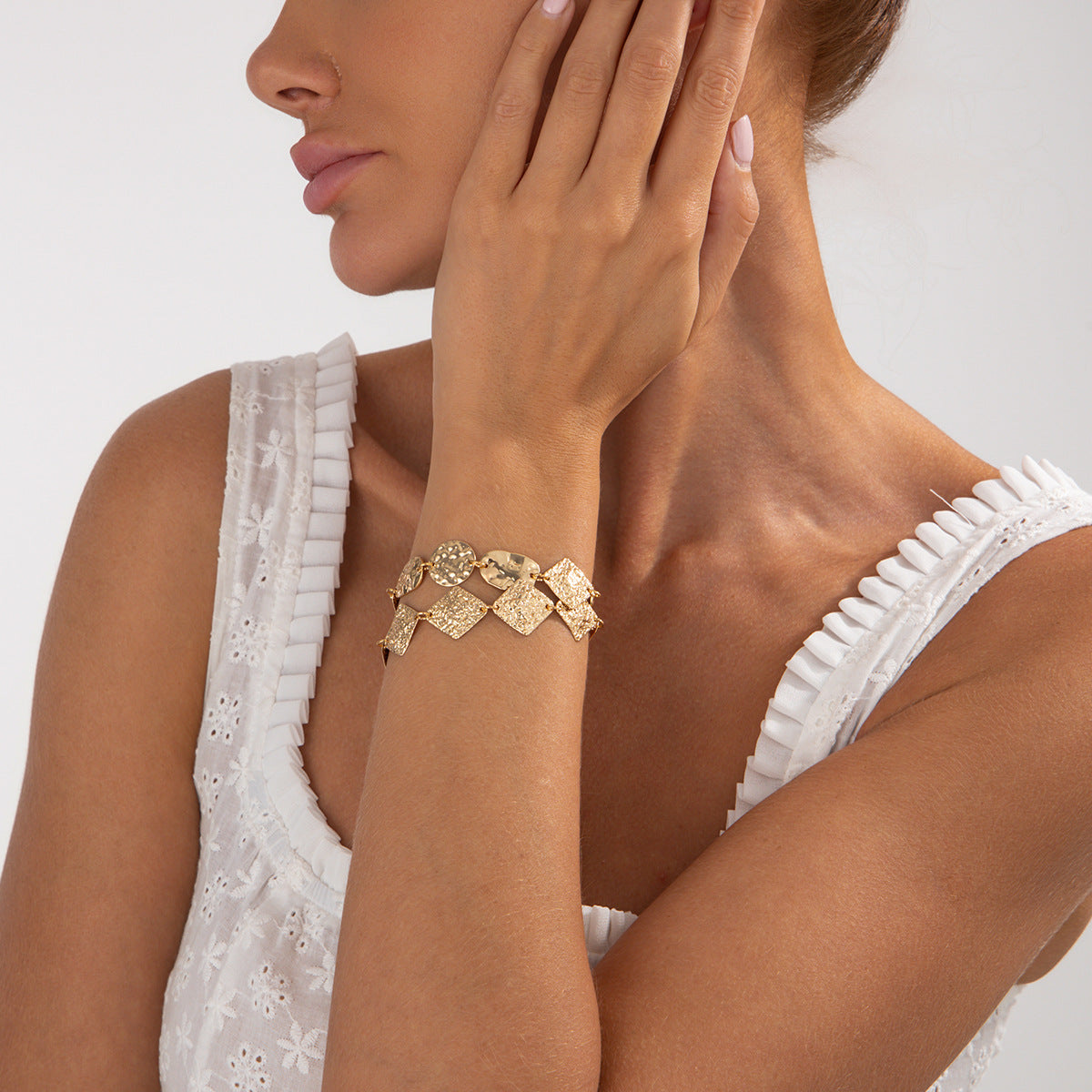 Planderful Vienna Verve Bracelet – Unique Retro Geometric Design